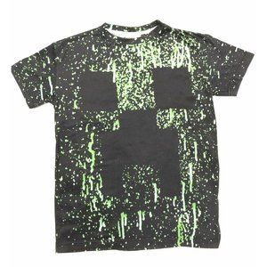 Minecraft Creeper T-Shirt Scruffy Swank Design Youth Large